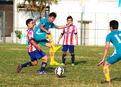 Các cầu thủ tranh tài tại giải
