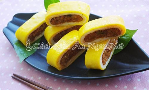 Trứng Cuộn Kim Chi