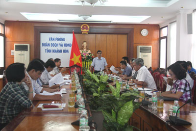 Quang cảnh tại cuộc họp  