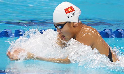 Vietnamese swimmer gains seven golds at Asian Age Group Championships 2015