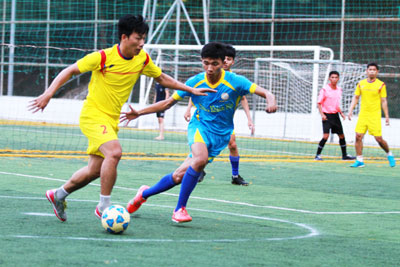 Cầu thủ tranh tài tại giải