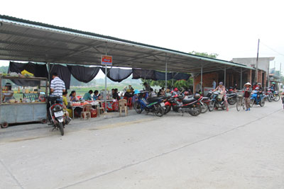 Mô hình điểm ăn sáng an toàn ở phường Ninh Giang