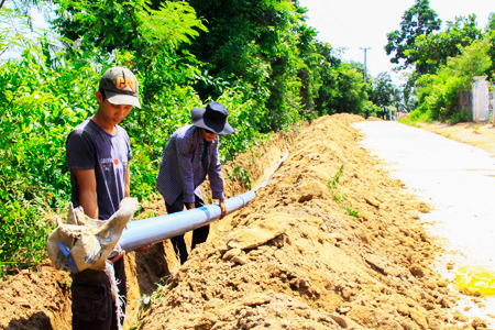 Thi công lắp đặt đường ống dẫn nước