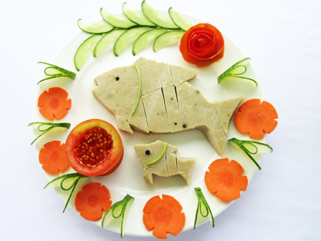 Món chả cá của làng văn hóa Phú Cang 2 Nam