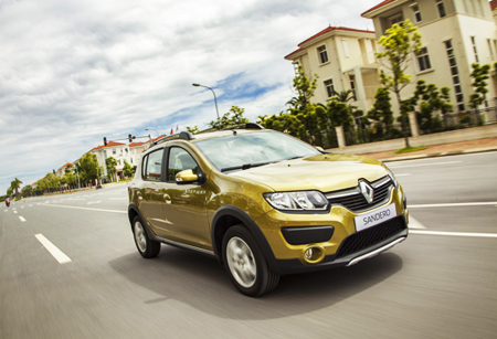 Mẫu hatchback Sandero Stepway