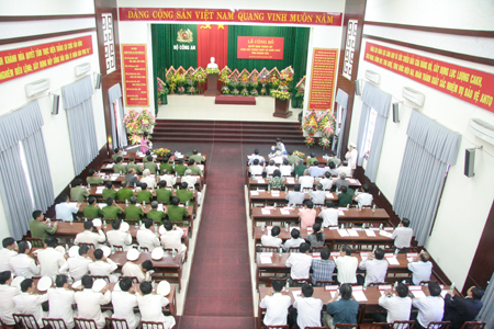 Quang cảnh buổi lễ.