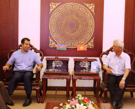 Lãnh đạo tỉnh Khánh Hòa tiếp đại sứ nước Cộng hòa Azerbaijan