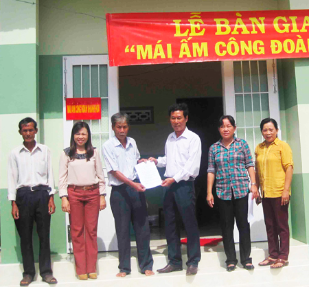 Niềm vui từ những mái ấm công đoàn