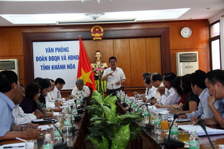 Kỳ họp thứ 11 HĐND tỉnh Khánh Hòa khóa V dự kiến diễn ra từ ngày 8 đến 10-12