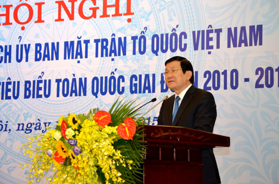 Biểu dương 260 Chủ tịch Ủy ban Mặt trận Tổ quốc Việt Nam xã, phường, thị trấn