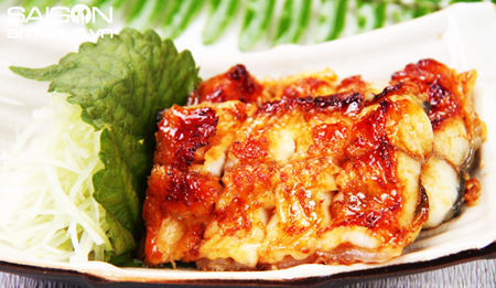 Cá chình nướng kiểu Nhật