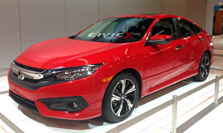 Honda Civic 2016 ở Seattle Auto Show 2015 (Mỹ).