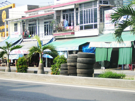 Tận dụng dải phân cách