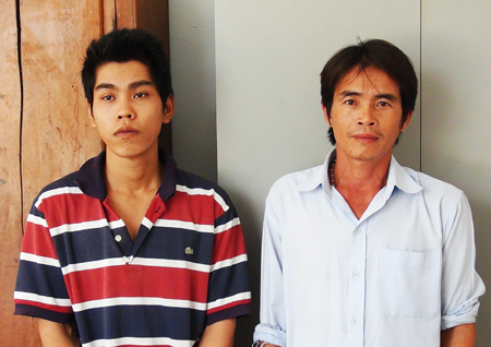 Bắt quả tang 2 đối tượng khai thác cát trái phép