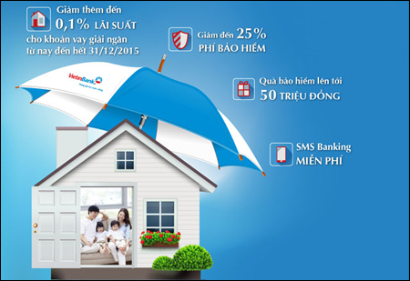 Ưu đãi cho khách hàng vay mua nhà dự án kết hợp bảo hiểm