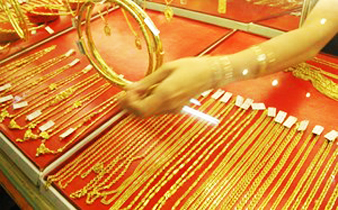 Giá vàng tăng trở lại mốc 34 triệu đồng/lượng