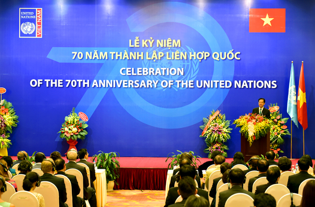 Kỷ niệm trọng thể 70 năm ngày thành lập Liên hợp quốc