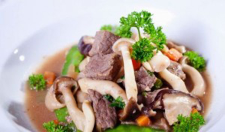 Ngọt, giòn, hấp dẫn với thịt bò xào nấm