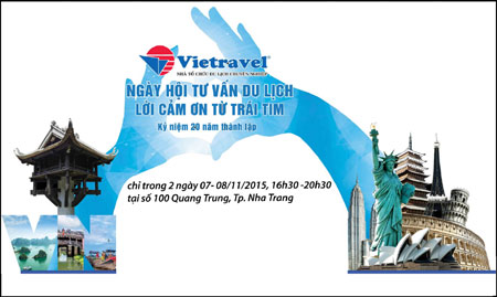 Ngày hội Tư vấn Du lịch &quot;Lời cảm ơn từ trái tim&quot;