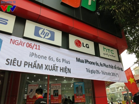 iPhone 6S chính hãng bán tại Việt Nam với giá từ 18,5 triệu đồng