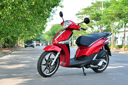 Piaggio Liberty S ABS - phiên bản thể thao. Ảnh: Lương Dũng.