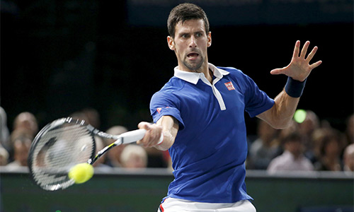 Từng bước chinh phục các danh hiệu trong năm 2015, Djokovic thể hiện sự thống trị chưa từng có trong một mùa giải quần vợt. Ảnh: Reuters.
