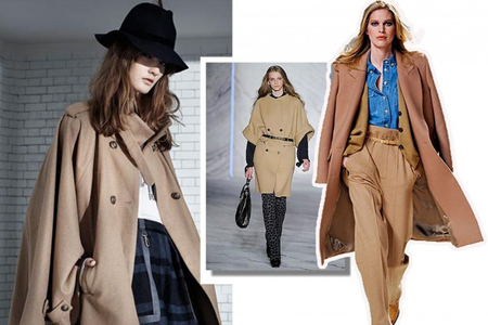 Mùa Đông ấm áp với gam màu camel