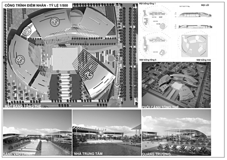 Chưa thể hiện được sự bề thế của một Trung tâm hành chính tỉnh