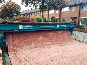 Máy xây đường trong 'nháy mắt'