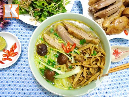 Bún măng gà