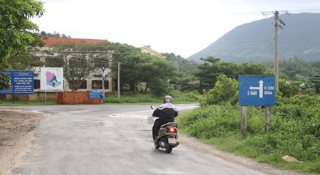 Bảng chỉ dẫn trên Tỉnh lộ 9 đã được khắc phục