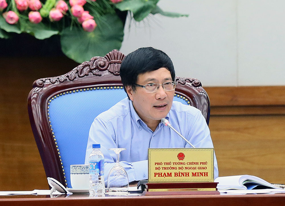 Phó Thủ tướng, Bộ trưởng Ngoại giao Phạm Bình Minh. Ảnh: VGP/Hải Minh
