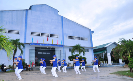 Một góc Trung tâm Văn hóa - Thể thao xã Cam Hiệp Nam