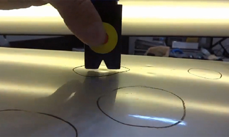 Sửa vết lõm thân xe siêu nhanh