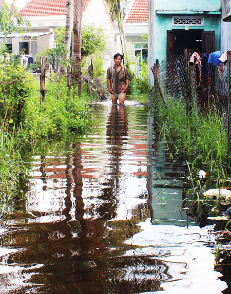 Khổ vì ngập úng kéo dài