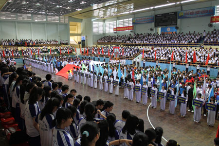 Khai mạc Hội khỏe Phù Đổng tỉnh Khánh Hòa năm học 2015 – 2016