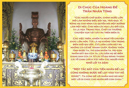 Đi tìm "Di chúc của vua Trần"...