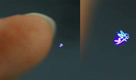 Ảnh ba chiều đã có thể chạm được