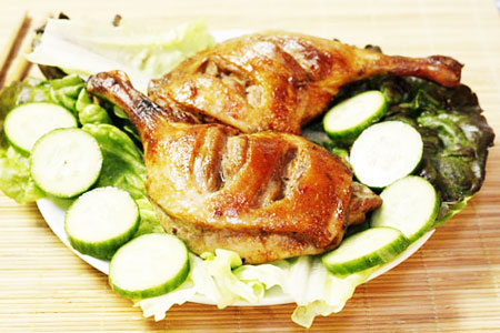 Đùi vịt nướng chao - món ngon cuối tuần