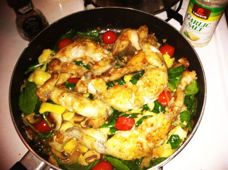 Đùi ếch chiên chua cay