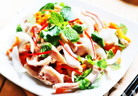 Bao tử trộn chua ngọt