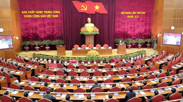 Thông báo Hội nghị lần thứ hai Ban Chấp hành Trung ương Đảng khóa XII