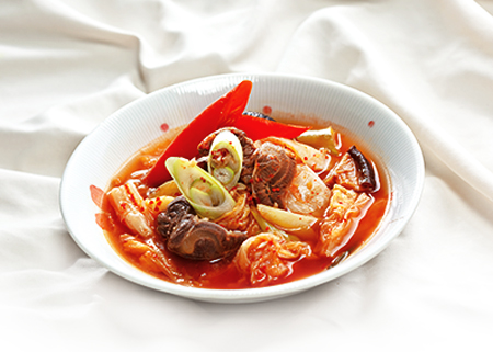 Canh kim chi thịt bò