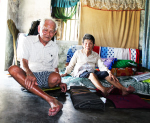 Miserable circumstance of old couple