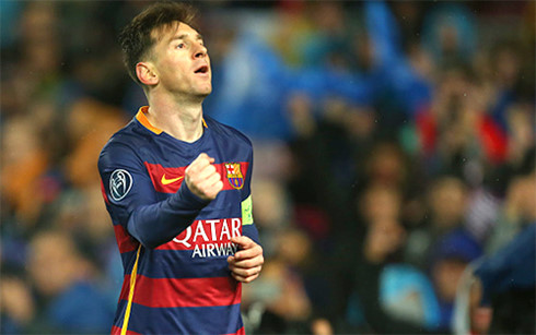 Messi tiếp tục sút tung lưới Arsenal (Ảnh: Getty Images).
