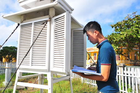 Ông Nhường trong một ca trực