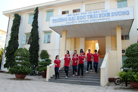 Một góc Trường Đại học Thái Bình Dương.