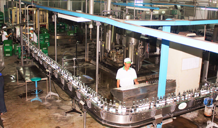 Sản xuất tại Nhà máy Nước khoáng Đảnh Thạnh