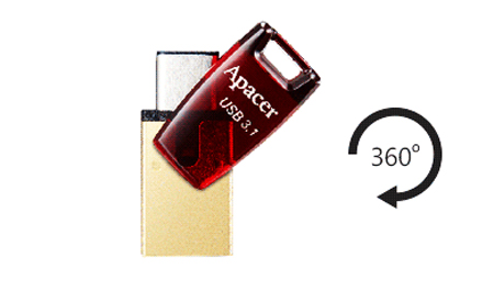 Apacer ra mắt ổ AH180 độc đáo với giao tiếp USB kép