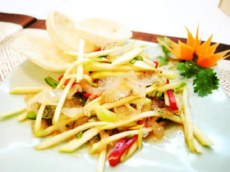 Gỏi sứa xoài xanh